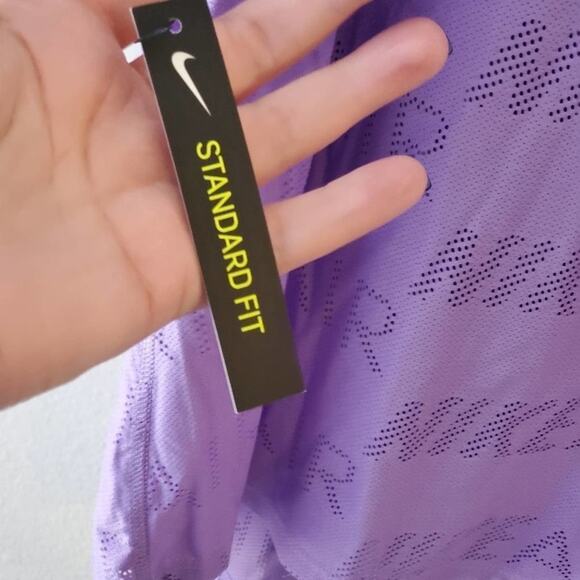 Nike Purple Running Active Athletic Logo Shirt Plus Size 2X NEW!!!! - Picture 4 of 6
